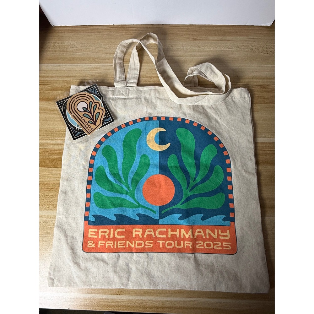 Eric Rachmany & Friends Tour 2025 Tote Bag + Stickers Rebelution